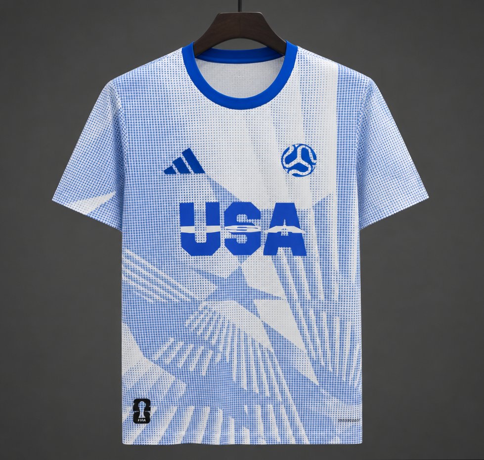 2026 USA Blue/White Pre-Match Jersey