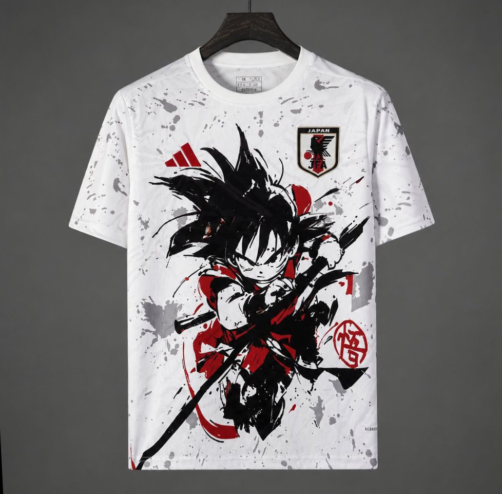 2026 Japan x Dragon Ball White Special Edition Jersey