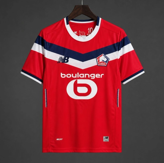 26/27 Lille OSC Home Red Jersey