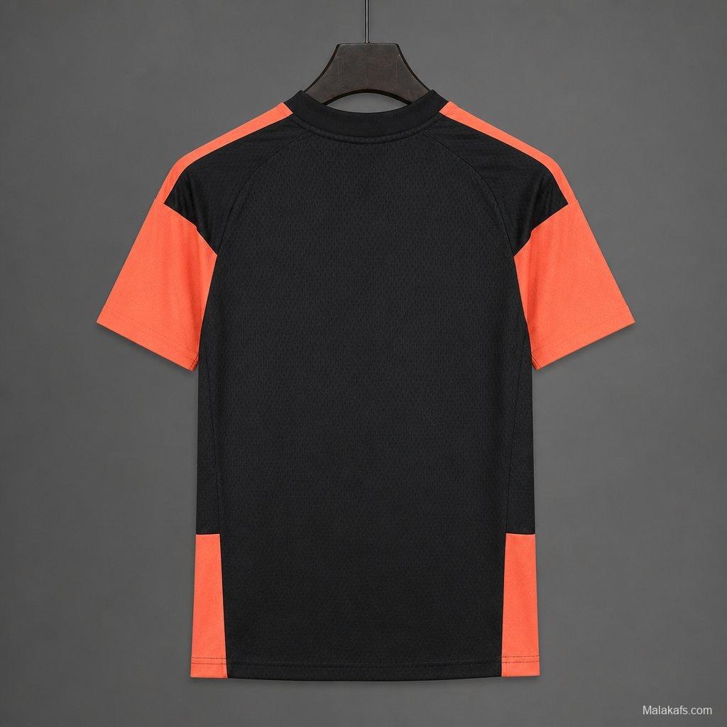 26/27 Arsenal  Black&Orange  Training  Jersey