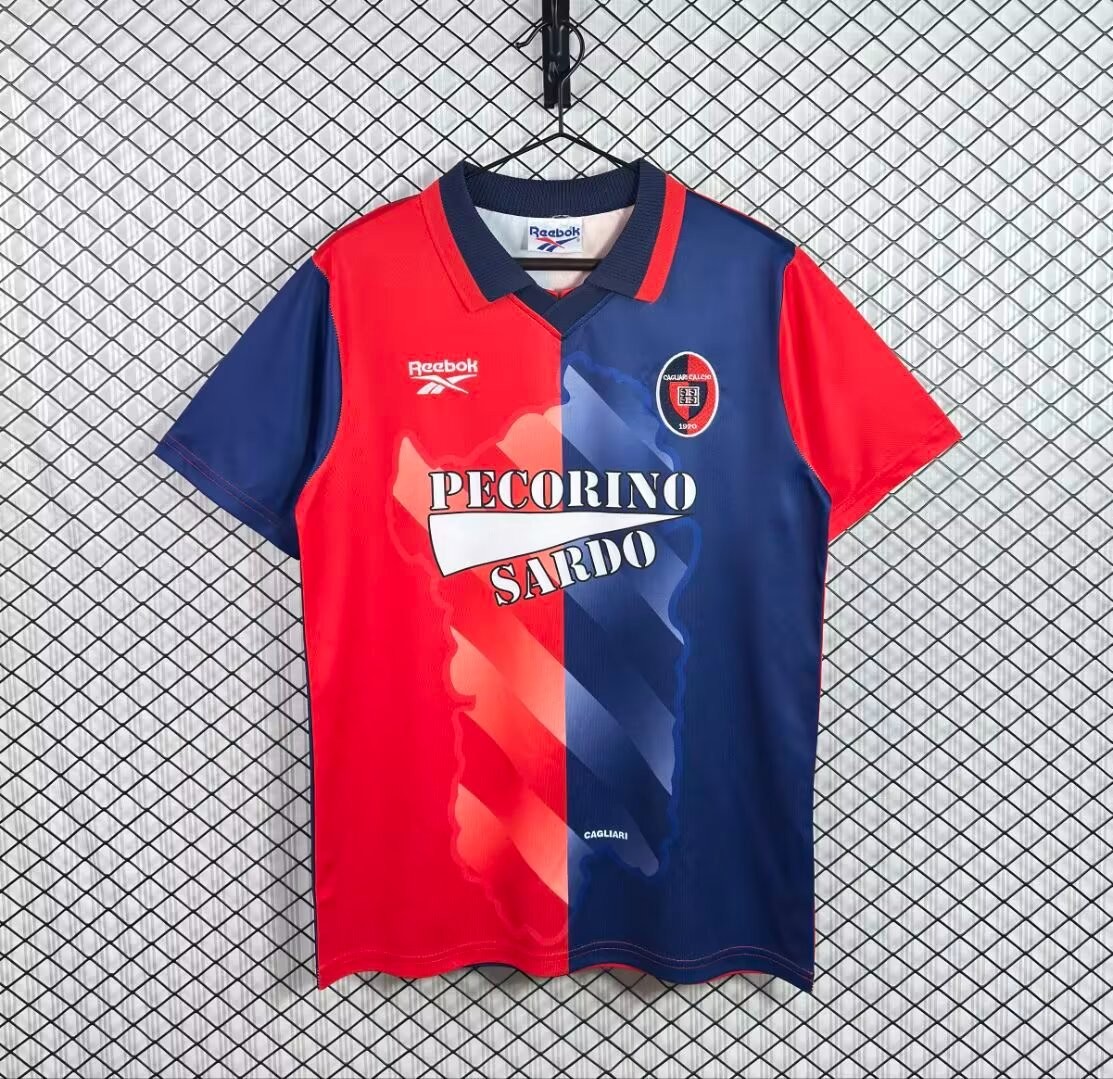 Retro 96/97 Cagliari Calcio Home Jersey