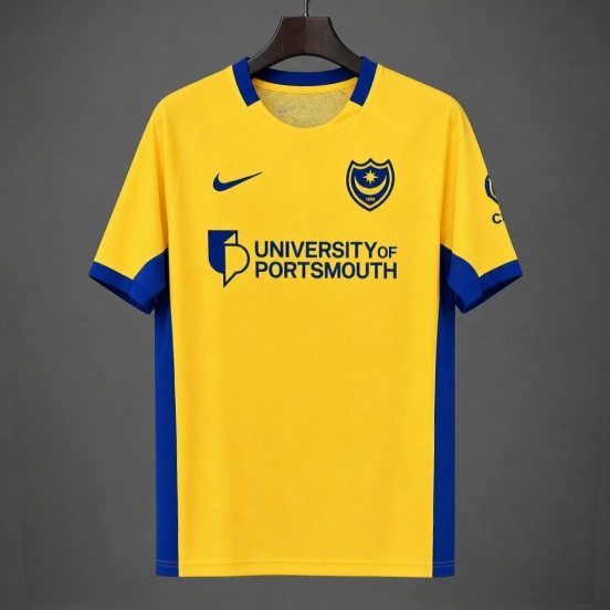 26/27 Portsmouth Away Yellow Jersey