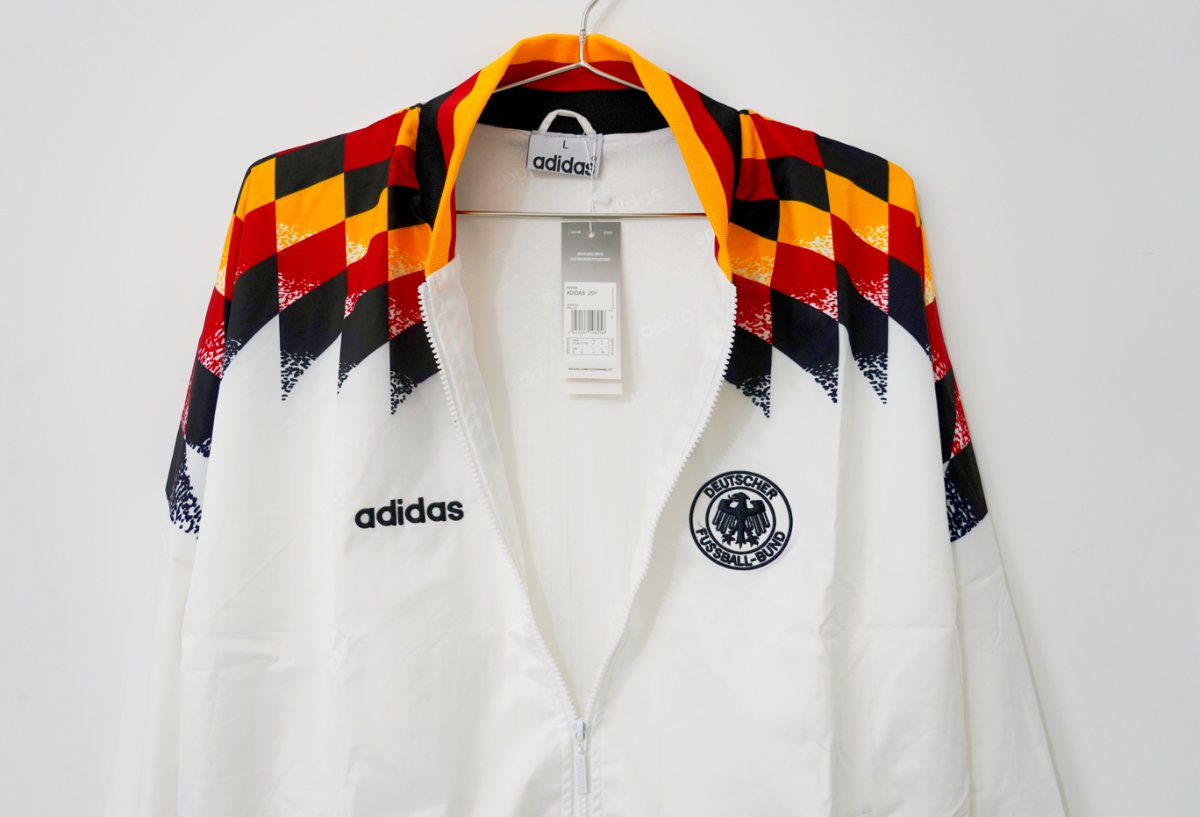 Retro 1994 Germany White Full Zipper Jacket