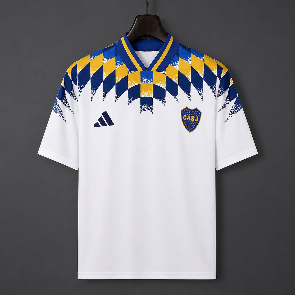 2027 Boca Juniors Travel 3 White Jersey