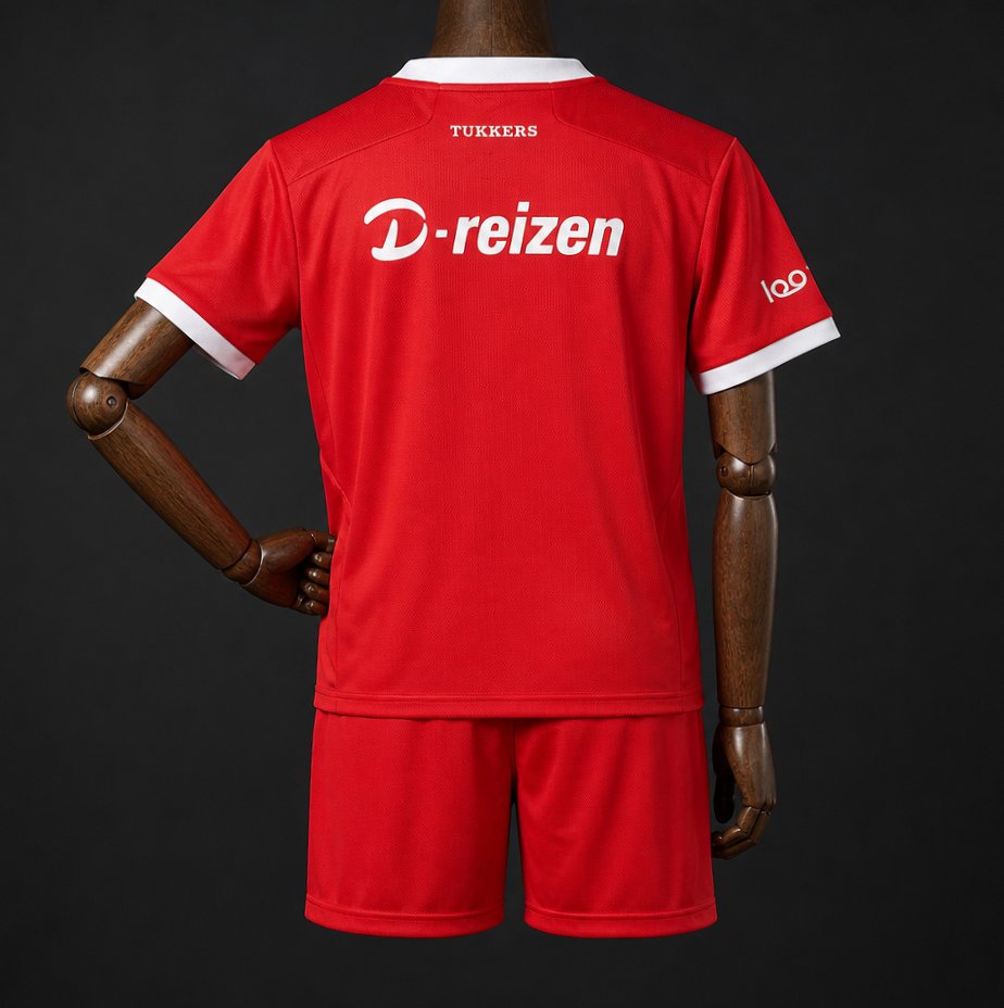 26/27 Kids Twente Home Red Jersey Kit