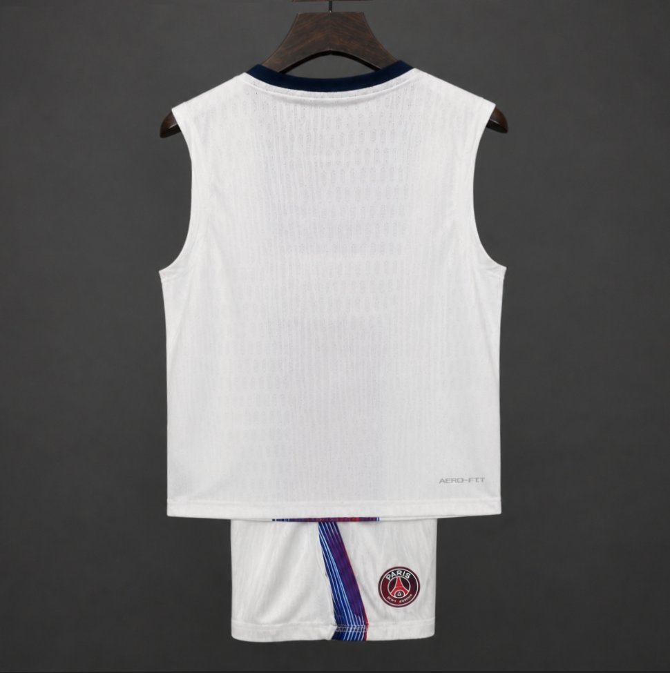 Player Version 26/27 PSG Away White Vest Jersey+Shorts