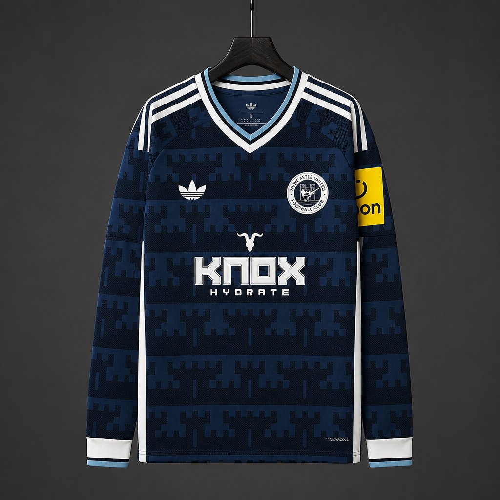 26/27 Newcastle United Away Navy Blue Long Sleeve Jersey