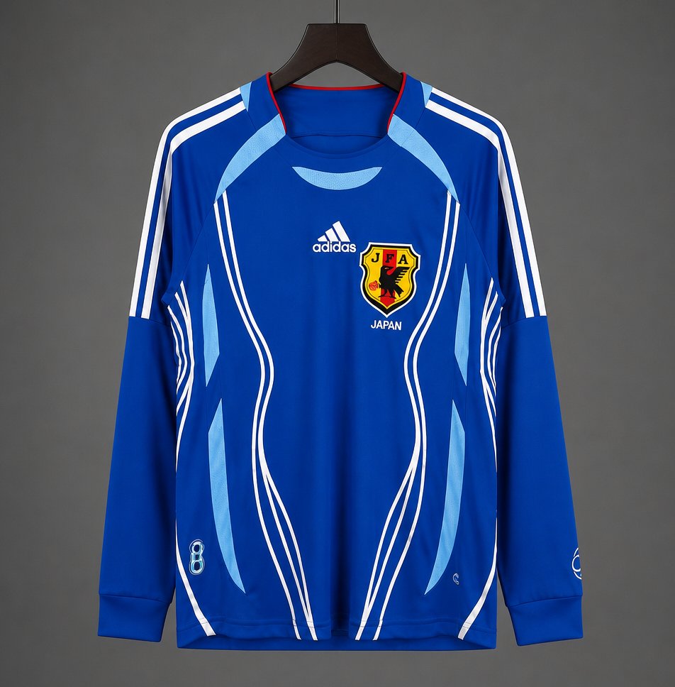 Retro 2006 Japan Home Long Sleeve Jersey