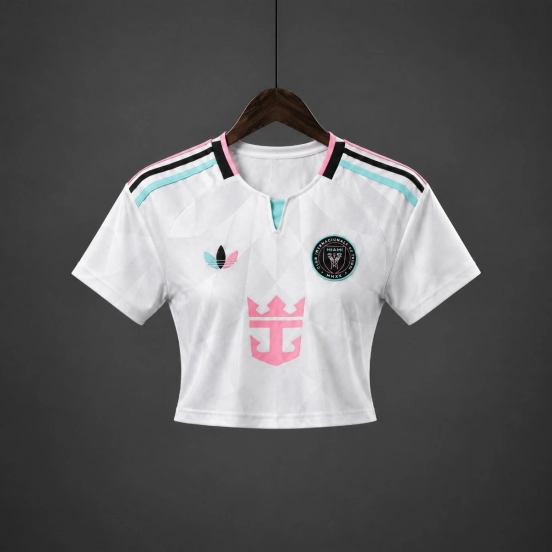 2026 Women Inter Miami Third White Crop Jersey