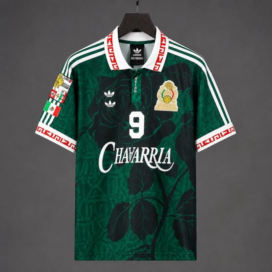 2026 Mexico x Willy Chavarria AOP Green  Jersey