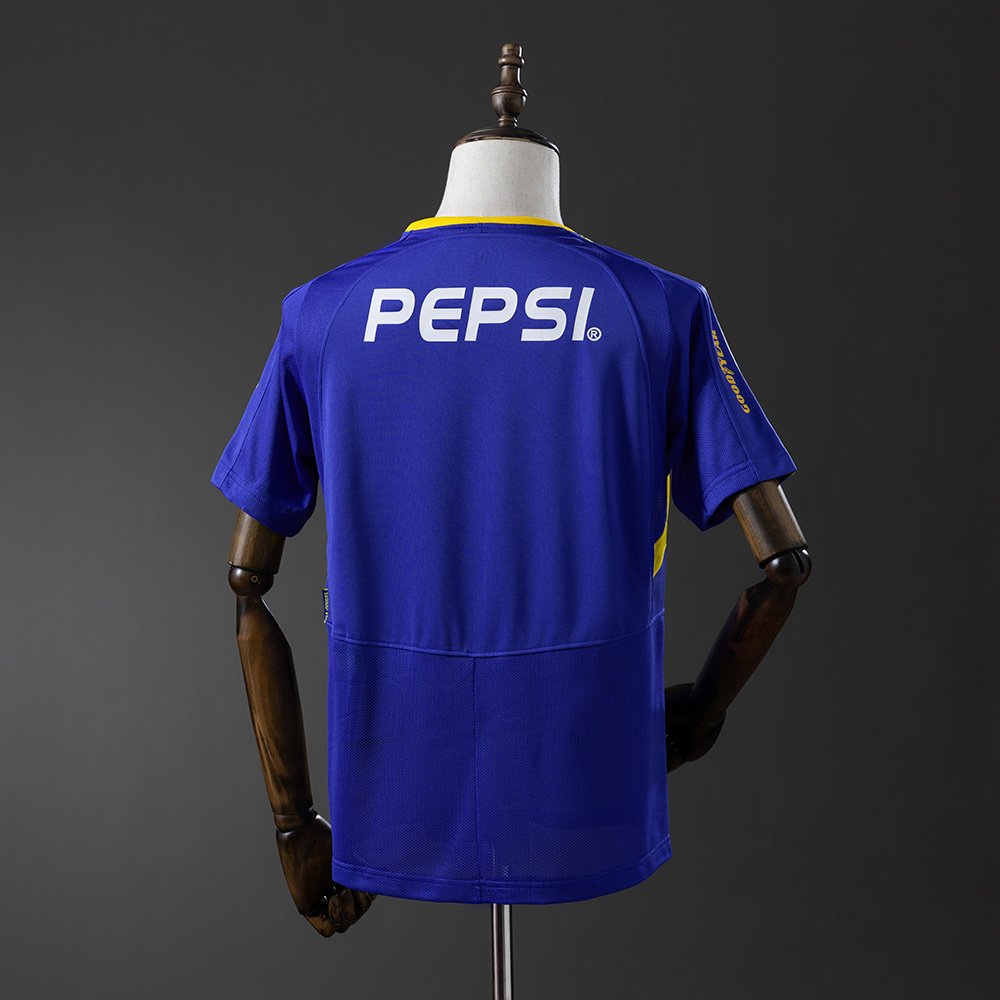 Retro Boca Juniors 03/04 home Soccer Jersey