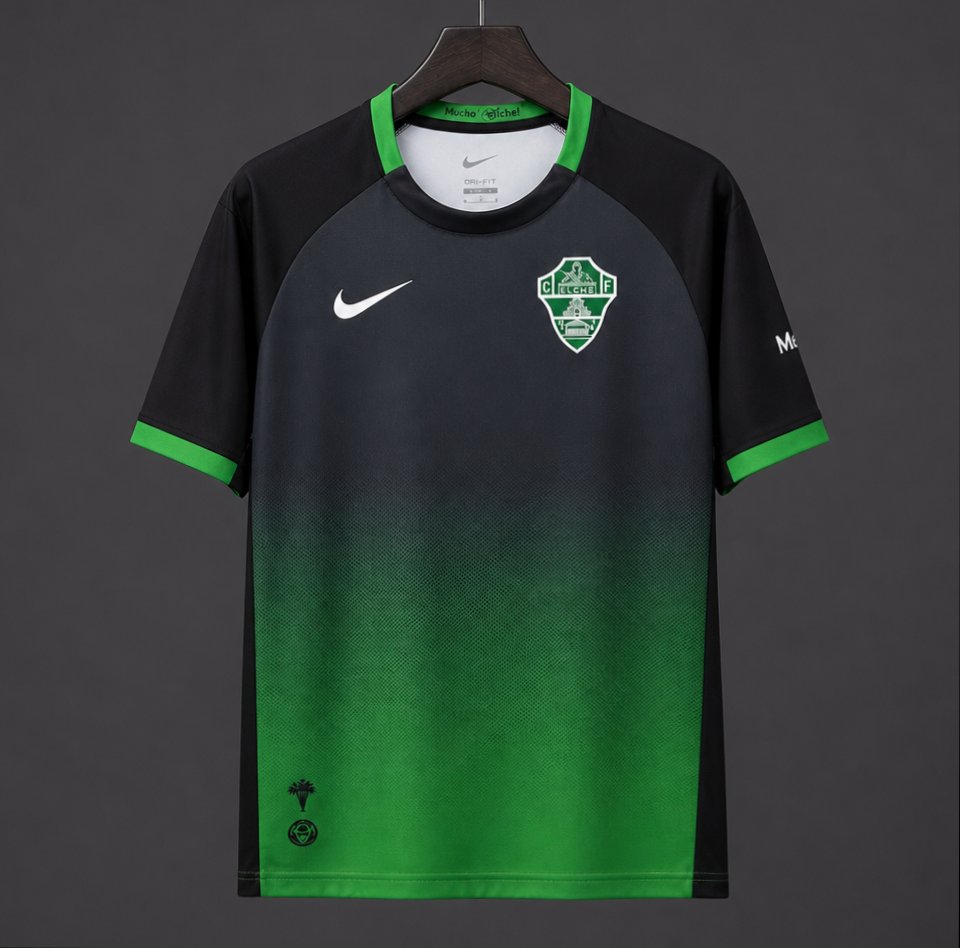 26/27 Elche Third Green Black Jersey