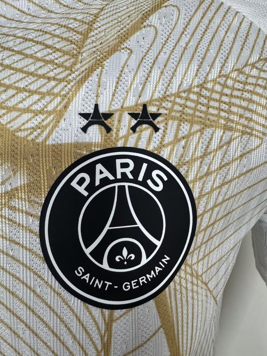 Player Version 26/27 PSG/Paris Saint-Germain Pre-Match White/Gold Jersey