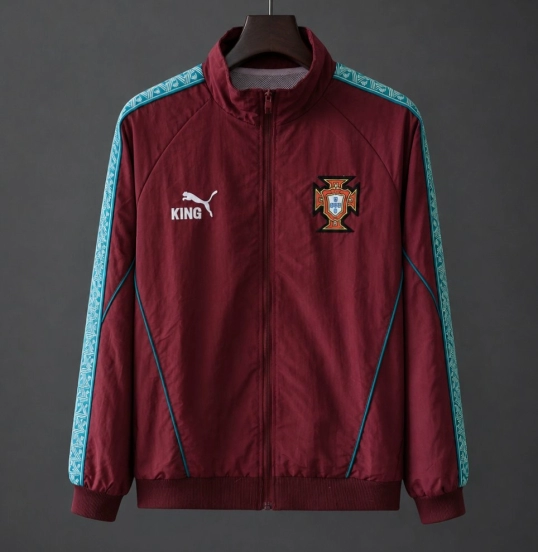 2026 Portugal Wine Full Zipper Windbreaker