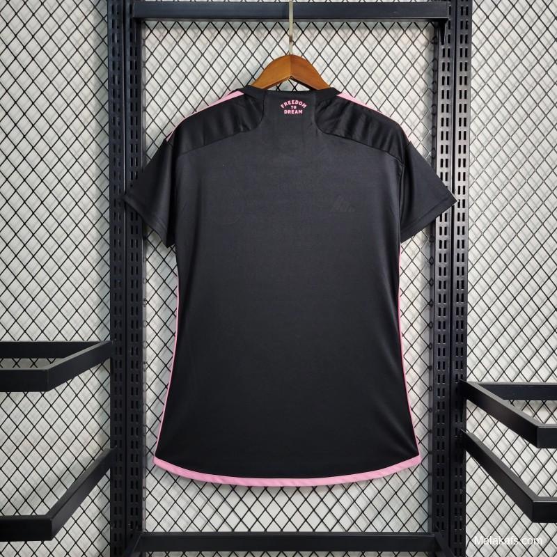 22-23 Women Inter Miami Away Black Jersey